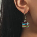 Popular Book Folding Earrings Trend 2023 Statement Designer Book Earrings Women