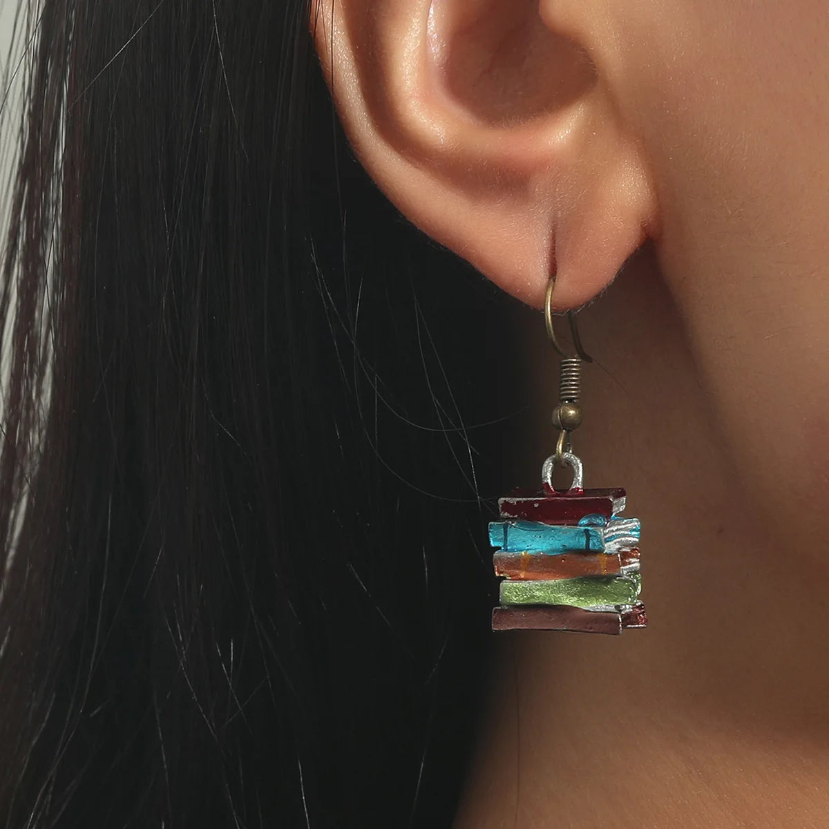 Popular Book Folding Earrings Trend 2023 Statement Designer Book Earrings Women