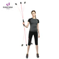 Flex Bar Fiberglass Rubber 1.6m Eco-friendly Yoga Exercise Portable Shaking Vibrating Fitness Flexi Swing Stick SGS Certified