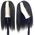 Wholesale 12A 180% Peruvian V Part Wig Human Hair Lace Front Transparent Lace Wigs Kinky Straight Curly for Black Women