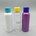 100ml PET Plastic Bottle with PP Screw Cap Flip Top Cap Disc Cap for Liquid Soap Screen Printing Custom Color