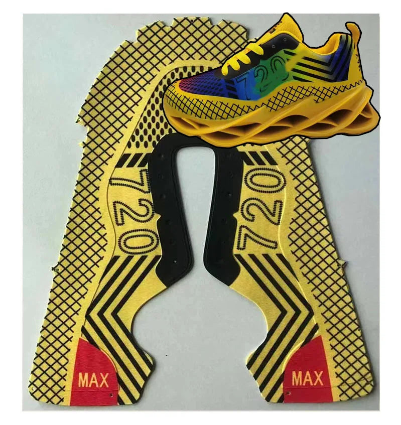 Customized Breathable Comfortable Durable 4D 5D Vamp Sneakers Casual Shoes Uppers Footwear