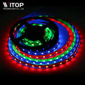 Cs8812 RGB Dream Color LED Strip SMD5050 Pixel Digital Addressable Breakpoint Transmission Remote Control WiFi Switch Copper