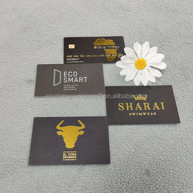 Best Selling High Quality CMYK Custom Logo Business Cards Embossing Gold Finish Creative Design Thank You Paper Offset Cardboard