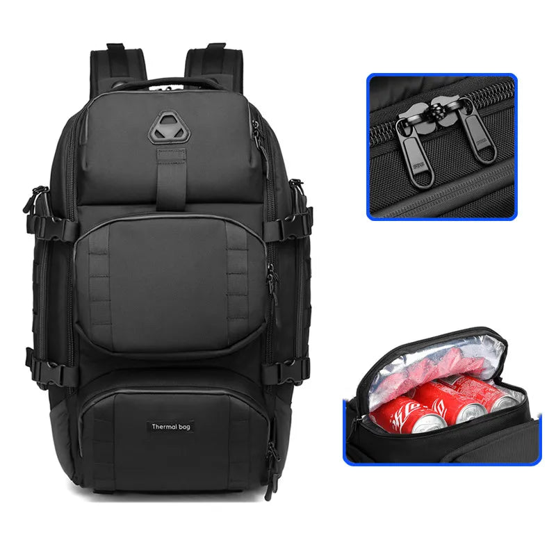 OZUKO Wholesale USB Charging Bagpack Mens Picnic Sales Travel Back Pack Tactical Custom Picnic Backpack Insulation Coolers Bag