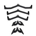 ZHOYA Wholesale Gym Handle Cable Fitness Body Building Mag Grip Lat Pull Bar 5pcs Set Weight Lifting Mag Handle Bar Steel