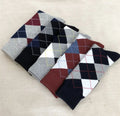 2025 Knit logo England Style Argyle Classic Gift Box Colorful Business Dress Happy Crew Men Custom Socks
