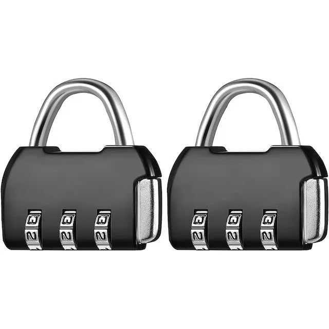 OEM Portable Mini 3-Digit Combination Lock Modern Design Weatherproof for Gym Door Garden Fences Travel Security Padlock