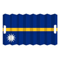 30x70cm New Advertising Nauru Hand Scrolling Banner For Special Event