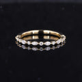 Fashion Jewelry Personalized 1 5x3mm Marquise Moissanite 14K Gold Lifetime Engagement Ring for Women Anniversary Gift
