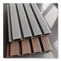 Waterproof Outdoor Asian Design WPC Fluted Wall Panel Ceiling Tiles Decking for Garden Exterior Structural Board