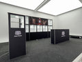 Portable Modular Folding SEG Pop up Display Stand with Counter and Tower and showcase