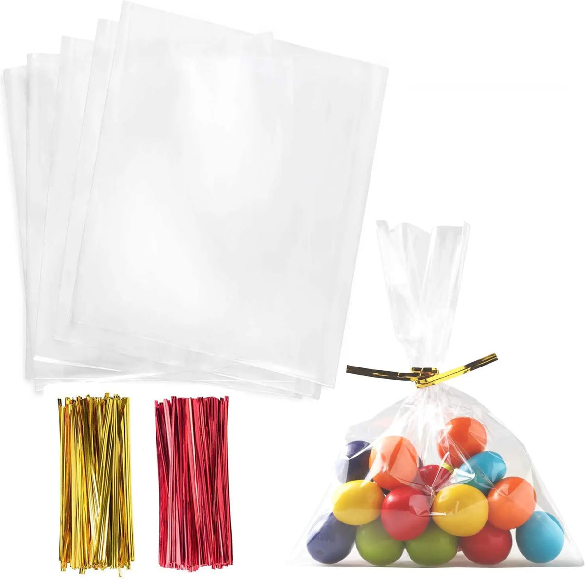 Clear 4*6 1.4 Mils Thick Self Sealing OPP Cello Plastic Poly Bag for Bakery