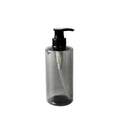 2022 Best Selling 500ml Transparent Grey Plastic Shampoo & Lotion Wash Body Bottles with Pump