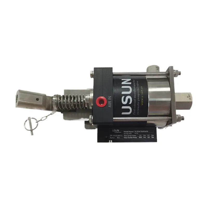USUN  Model: M110S-H  Mini 3 Inch Portable Pneumatic Driven Oil Pressure Transfer Pump for Oil and Gas Equipment