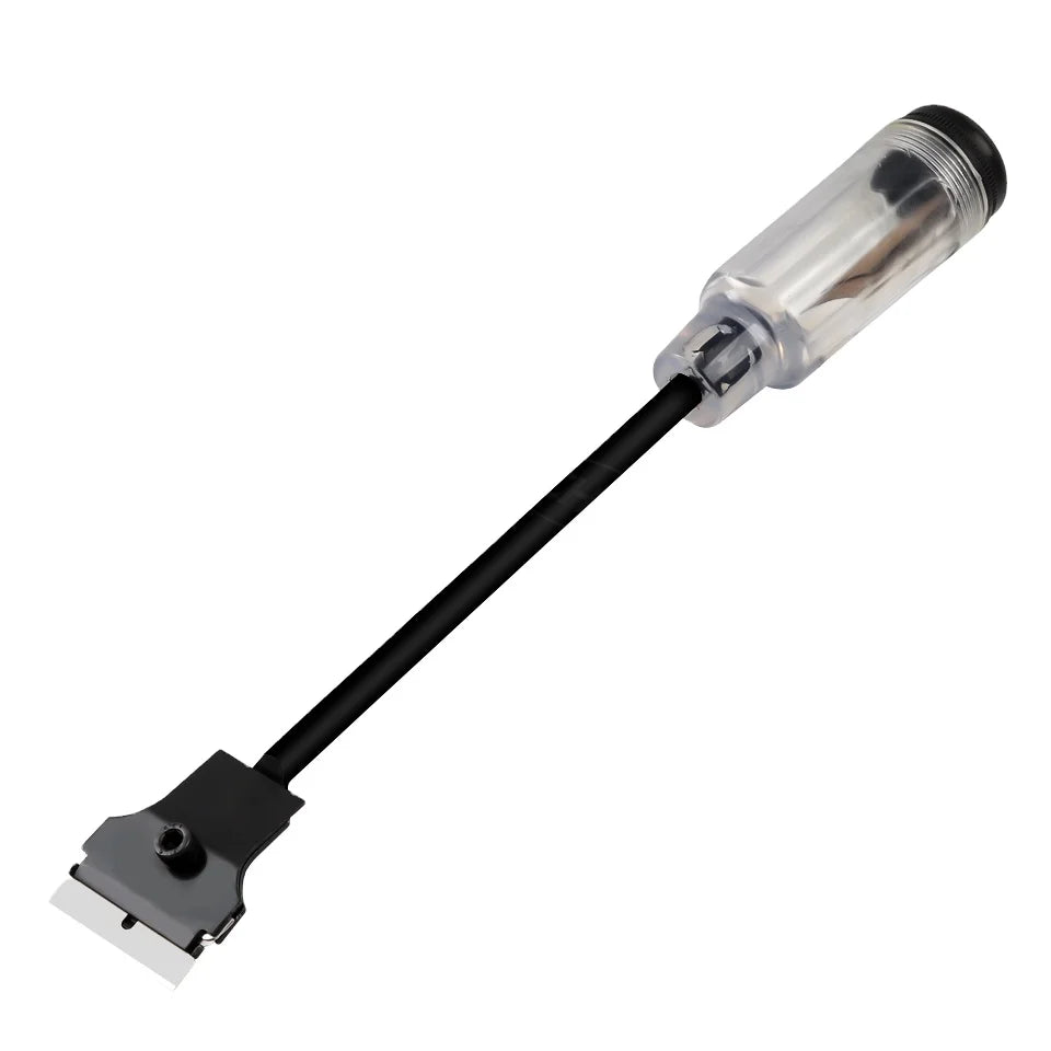 DCHOA Glass Cleaning Tool Sticker Removal Scraper Replaceable Blade Long Handle Razor Scraper