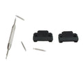 LAIHE Stainless Steel Watch Straps with TPU Black Adapter Connector Plastic Wristwatch Tools & Accessories Parts
