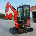 Chinese Excavator Teeth CE EURO 5 EPA Forestry Mulcher for Mini Excavator Compact Kubota Mini Excavator 2 Ton diesel