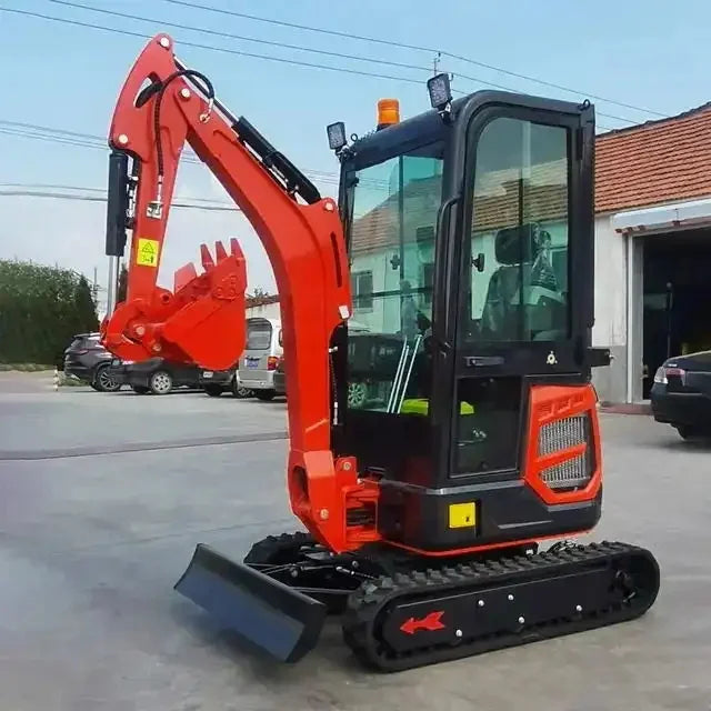 Chinese Excavator Teeth CE EURO 5 EPA Forestry Mulcher for Mini Excavator Compact Kubota Mini Excavator 2 Ton diesel