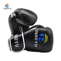 Piaoyu Boxing Gloves Men Women Black Sparring Gloves Martial Arts Training Equipment for Boxing Muay Thai MMA Kickboxing
