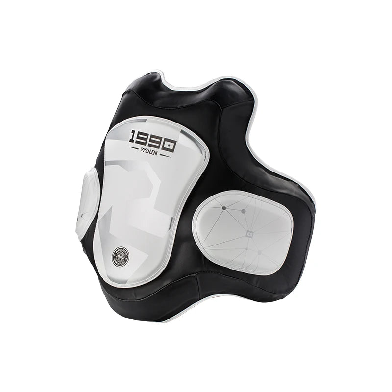 WOLON Professional Sparring Protective Vest Chest Guard Black Free Size