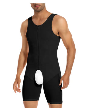 Shaping Bodysuit Men Shape Wear Full Body Shaper Tummy Control Bodysuit Compression Slimming Waist Trainer Shapewear for Men