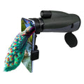Monocular Telescope with Zoom 10-30x60 Bright and Clear FMC Lens with Smartphone Adapter for Adults