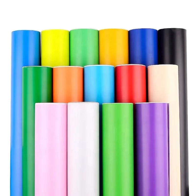 Full Color Cutting Vinyl PVC Vinyl Sticker Water Transfer Car Vinyl Film Material Adhesive Cutting Feature