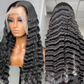 Wholesale Cheap Prices 13x4 Full Lace Frontal Loose Deep Wave Wig 180% Density Long Brazilian Human Hair Wigs for Black Women
