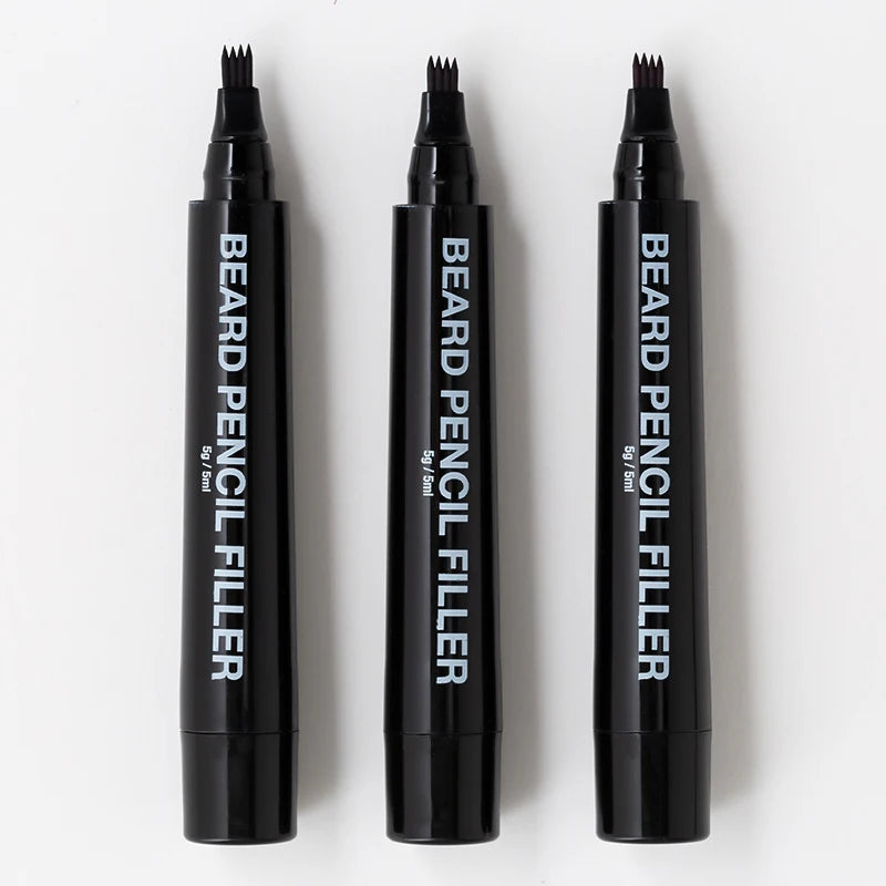 Hot Selling Low MOQ Waterproof Sweatproof Beard Pen Pencil Filler Beard Filler Pencil