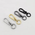 Diy Hardware Keychain Accessories Spring Snap Key Holder Carabiner Hook Metal Keychain