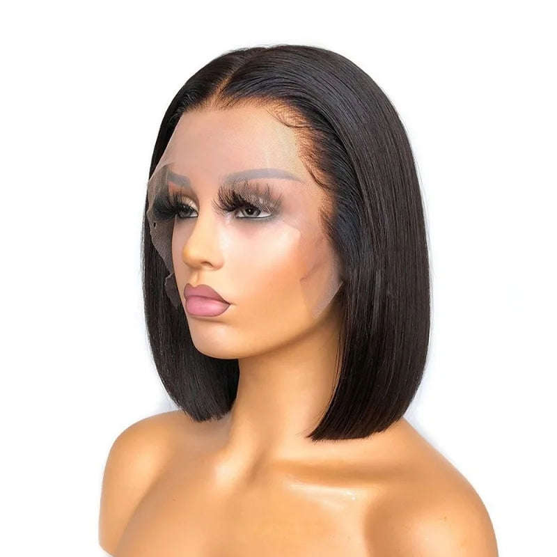Factory Direct Sales Short bob Wigs Straight Curly Hair Wigs Full Frontal Lace Wig