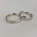 Luxury Waterproof Silver Stainless Steel Jewelry Wedding Rings Couple Sets Anel Bague Anillos Eheringe Snubni Prsten