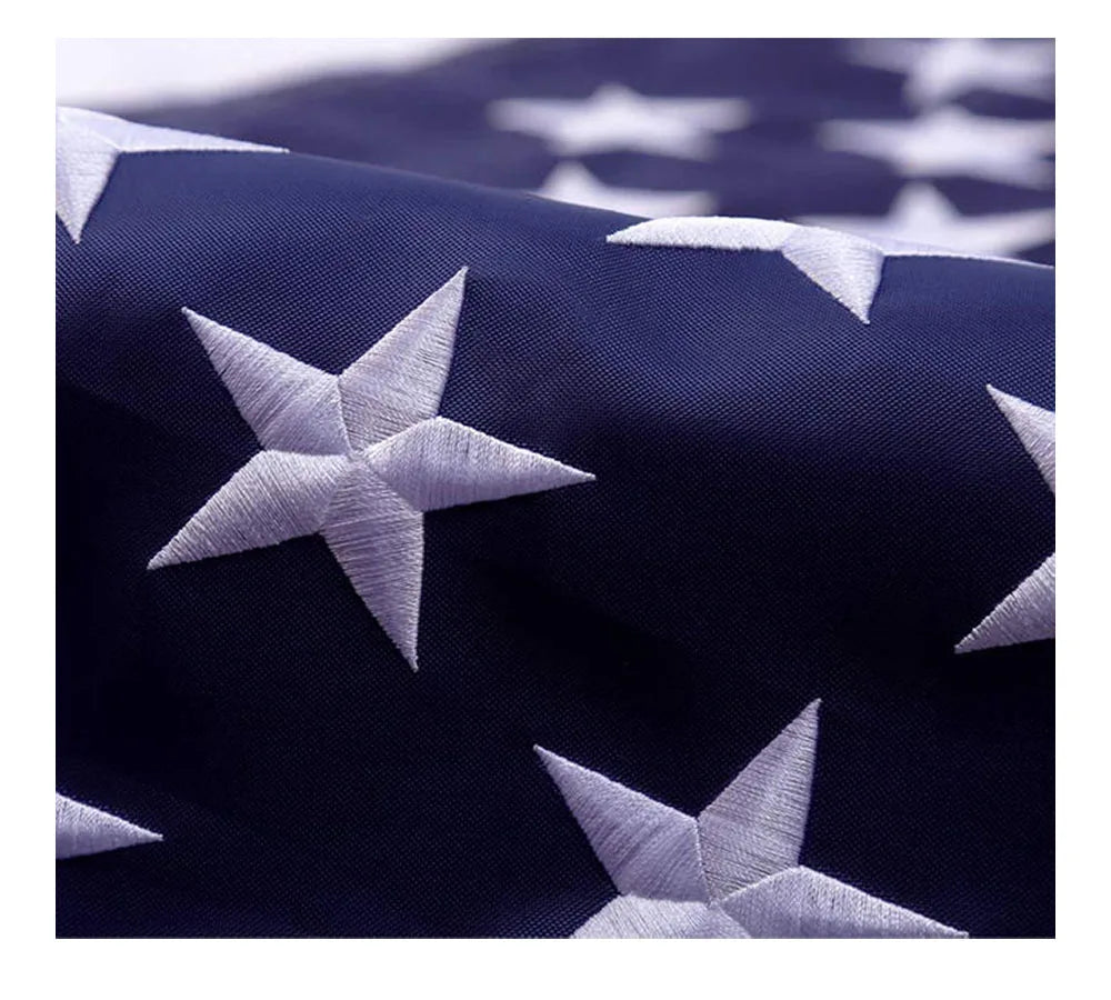 3x5 FT 4x6 FT 5x8FT American Flag USA Heavy Duty Nylon US Flags with Embroidered Stars Manufacturer Direct Sale MegaBDM