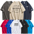 Doveark 260G Heavy Weight Oversized 100% Pure Cotton OEM Short Sleeve Blank Plain Men's T-Shirts Wholesale Casual Printed Tshirt