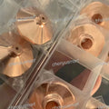 D25 H15.5 M12  laser nozzle 2.5 3.0 4.0 6.0 8.0 10  for Laser Cutting 25mm Diameter 15.5mm Height M12 Thread Nozzle For Laser