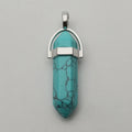 2026 Hot Design Natural Rock Stone Cabochon Pointed Pendulum for Fengshui Decoration Gift Gift