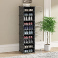 10-Tier Modern Simple Nordic Ultra-Thin Light Luxury Shoe Rack Cabinet for Living Room Entry Extendable Home Furniture Hotel Gym