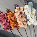 B0035 Wholesales INS Popular Holland of Orchid Artificial Orchids Latex Orchids Flower Real Touch for Wedding Arrangement