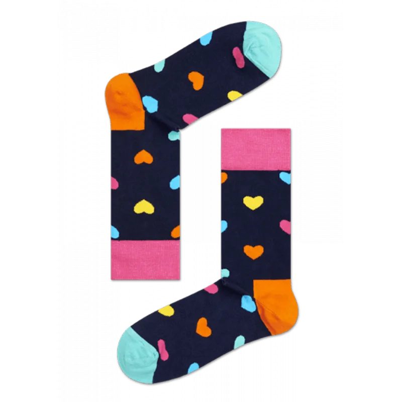 Men's Cotton Crew Socks Fun Key Heart Design Popular Fashion for Daily Use Customized Body Cuff Happy Lover Key Heart Socks for
