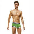 Wholesale Men's Cotton Underwear Breathable Solid Color Basic Underpants Striped Pattern Cotton Men's Clothing Boxers Briefs