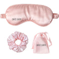 Custom Logo Silk Satin Sleeping Eye Mask for Women Men Soft Breathable Blackout Eyeshade Eye Cover for Wedding Bridesmaid Gift