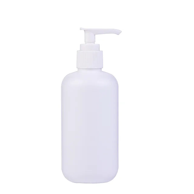 200ml White HDPE Plastic Bottle for Body Milk Shampoo Lotion Facial Cleanser and Skin Care Serum for Screen Printing