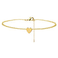 Wholesale Gold 26 Initial Bracelet Ankle Letter Charm Bracelet for Women MegaBDM