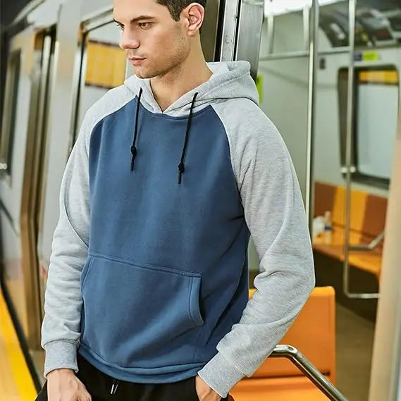 Hoodies for Men Pullover Hooded Sweatshirt With Kange Pocket Cotton Custom Printing Hoodies