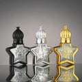 HotSale Spray Glass Bottle Golden Empty Star Shape 6ml Glass Bottle Perfume Customized Logo Glass Roller Bottle with Free Sample