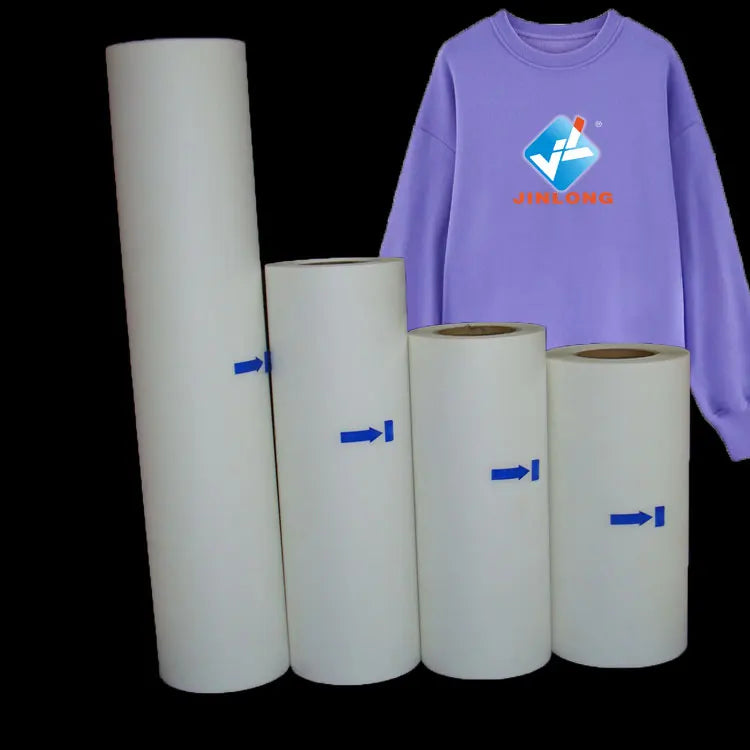 INSTANT PEEL DTF Transfer Film Rolls 30 33 43 50 60CM*100M Hot Peel PET Transfer Film for Digital Printing
