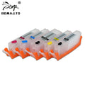 PGI-280 281 Refillable Ink Cartridge With Permanent Chips for Canon TS702 TR7520 TR8520 TR8620 TS6120 TS6220 TS6320 Printers