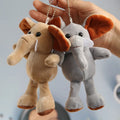 Gifts Elephant Plush Toy Keychain Stuffed Animals Plush Elephant Toys Key Chains Charm Pendant Elephant Keychain