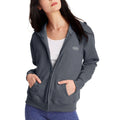 New Design Winter Full Zip up Hoodie for Women with Embroidery and Custom Logo-Breathable Polyester/Cotton Sweatshirt